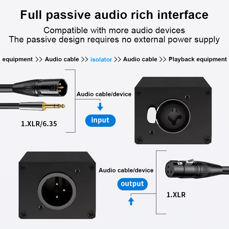 오디오 아이솔레이터 XLR 6.35mm 단일 채널 오디 - Audio Music Dj 리뷰 및 가격