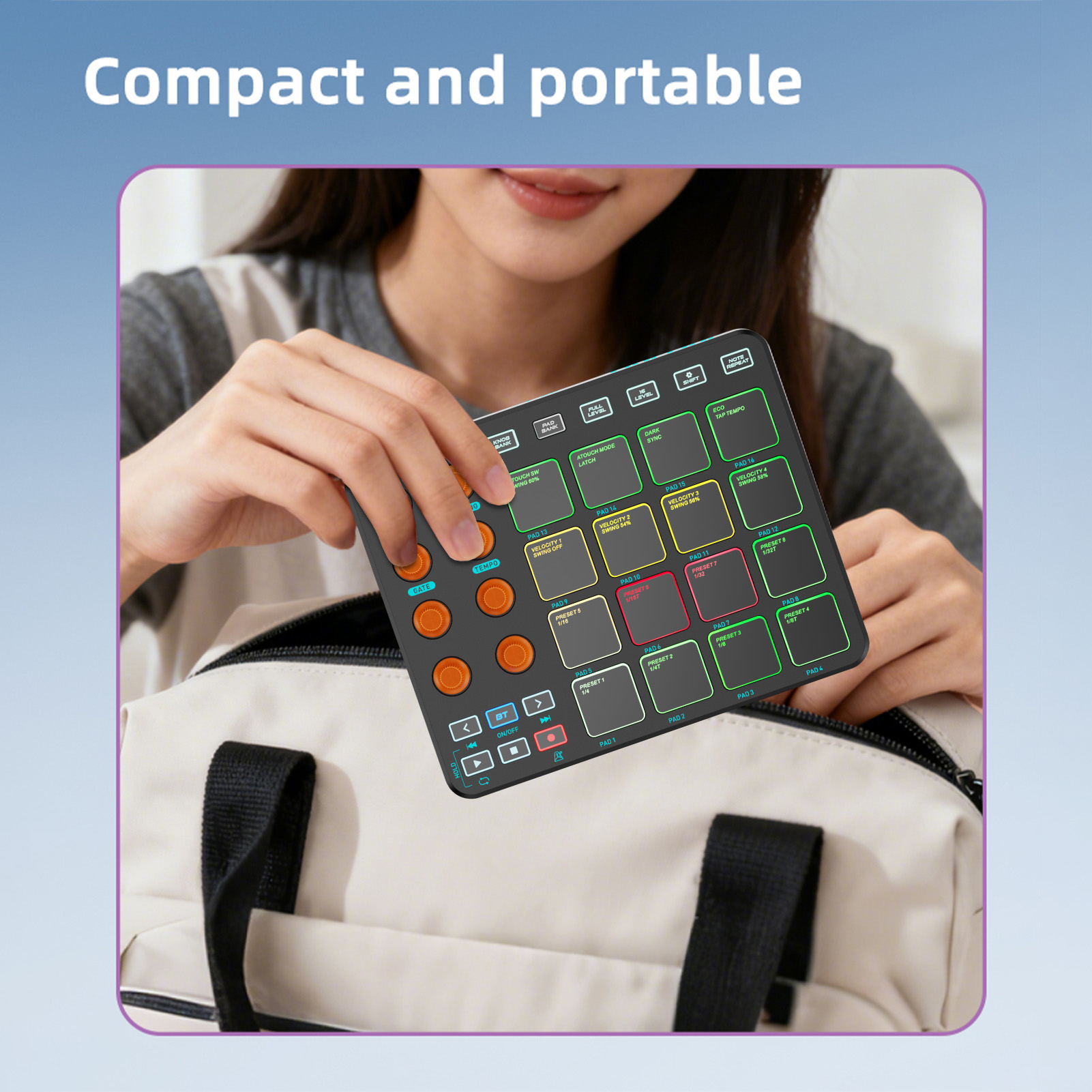 MIDI 컨트롤러 무선 MIDI 키보드 패드 16 RG - Midi Controller Pad 리뷰 및 가격
